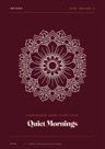Cover of Bold & Easy Mandalas: Quiet Mornings