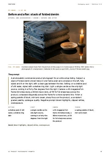 Page 4 of AI Product Photography Prompts: Apparel and Accessories