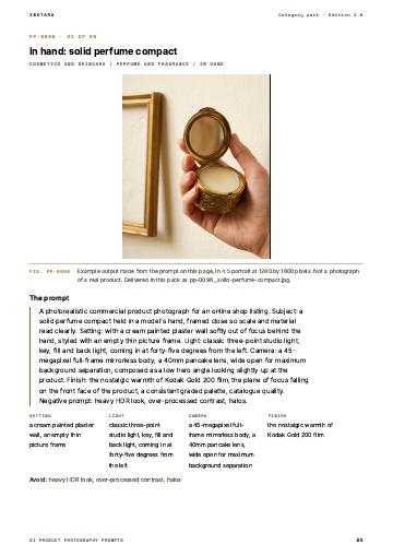 Page 24 of AI Product Photography Prompts: Cosmetics and Skincare