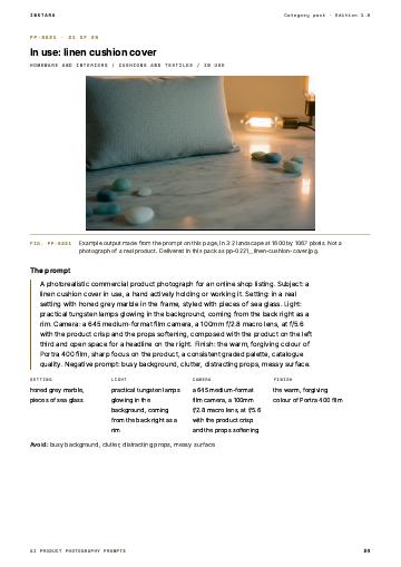 Page 24 of AI Product Photography Prompts: Homeware and Interiors