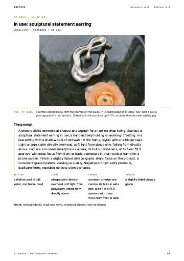 Page 14 of AI Product Photography Prompts: Jewellery