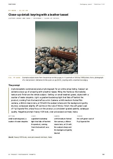 Page 14 of AI Product Photography Prompts: Leather Goods and Bags
