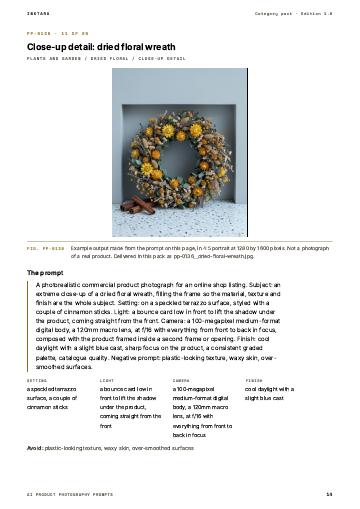 Page 14 of AI Product Photography Prompts: Plants and Garden