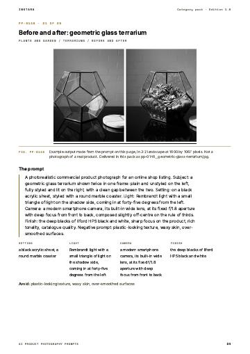 Page 24 of AI Product Photography Prompts: Plants and Garden