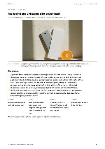 Page 4 of AI Product Photography Prompts: Tech Accessories