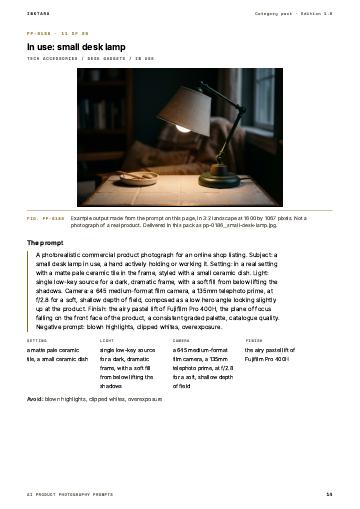 Page 14 of AI Product Photography Prompts: Tech Accessories