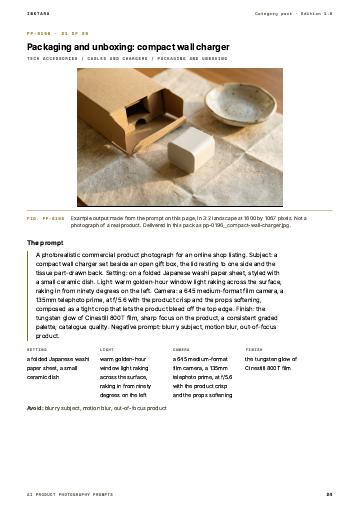 Page 24 of AI Product Photography Prompts: Tech Accessories