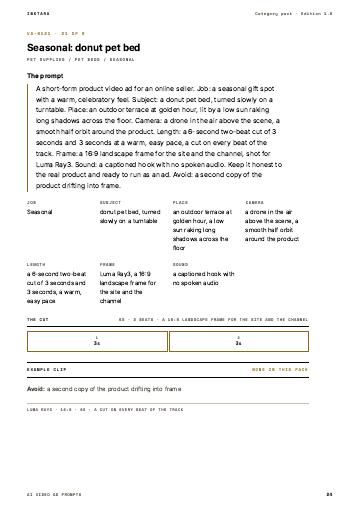 Page 24 of AI Video Ad Prompts: Pet Supplies