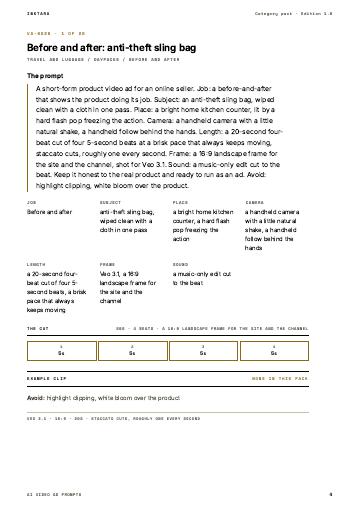 Page 4 of AI Video Ad Prompts: Travel and Luggage