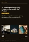 Cover of AI Product Photography Prompts: Ceramics and Pottery