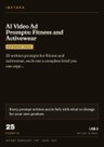 Cover of AI Video Ad Prompts: Fitness and Activewear