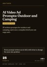Cover of AI Video Ad Prompts: Outdoor and Camping