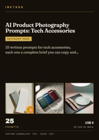 Cover of AI Product Photography Prompts: Tech Accessories