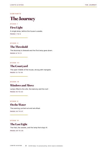 Inner page 4 of Lights & Diyas
