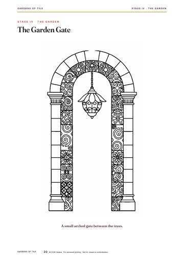 Inner page 24 of Gardens of Tile