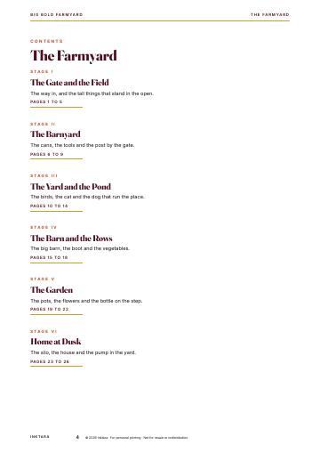 Inner page 4 of Big Bold Farmyard