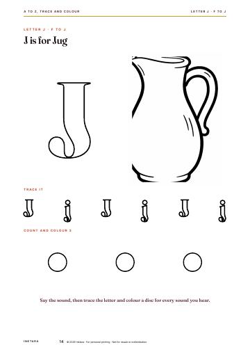 Inner page 14 of A to Z, Trace and Colour